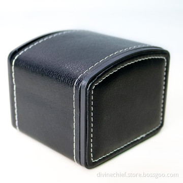 Classical High End Black PU Leather Watch Packaging Box